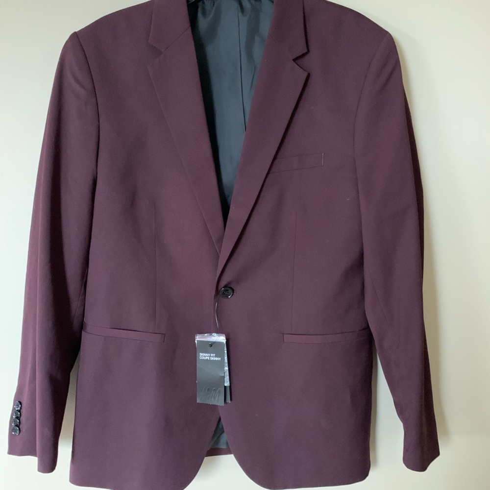 H&M Men’s Skinny Fit Suit Jacket